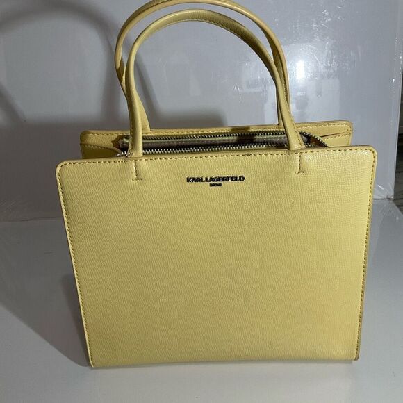 Karl Lagerfeld Handbags - Karl Lagerfeld Maybelle Tote yellow